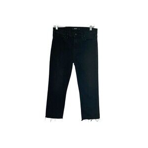 Hudson Nico Cigarette Raw Hem Black‎ Strech Jeans Size 29